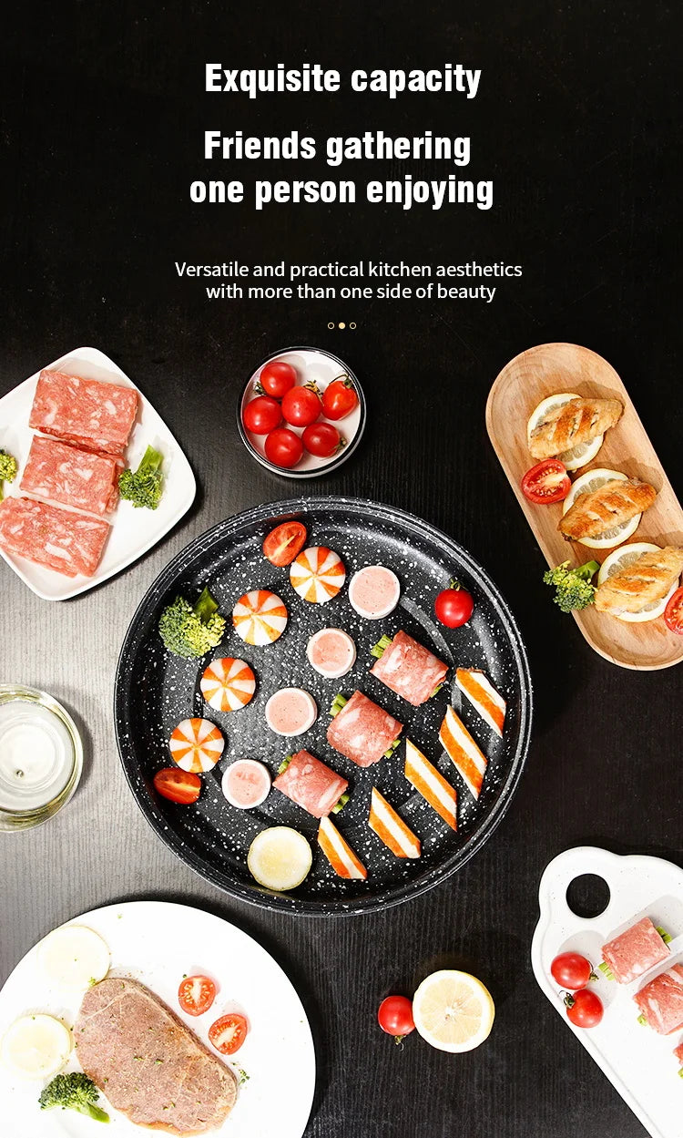 MultiCooker Elettrico Padella Elettrica 220V Antiaderente