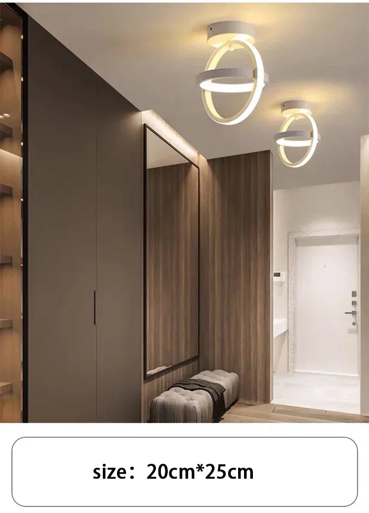 Luci da soffitto a strisce a LED stile moderno Forme multiple