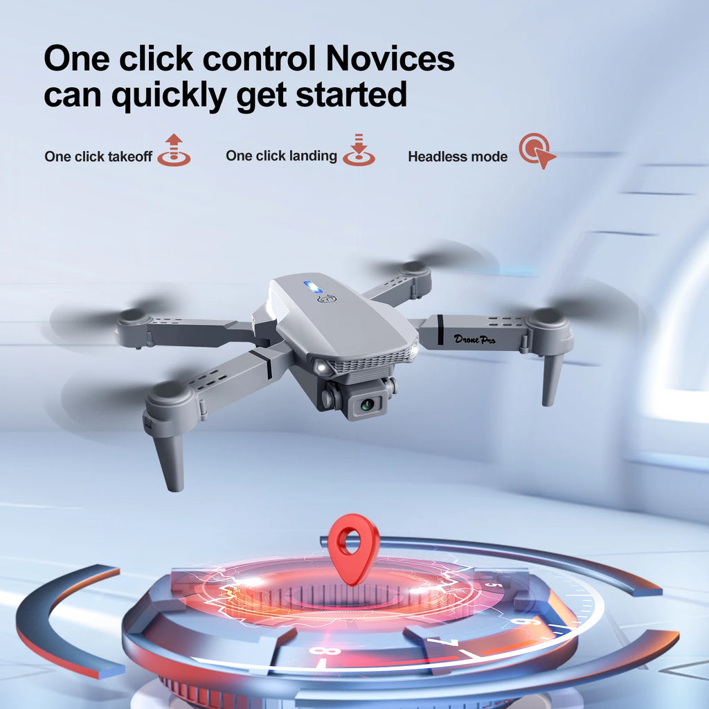 Professional E88 Air Screen Control Drone Wide RC Dron 8K Camera