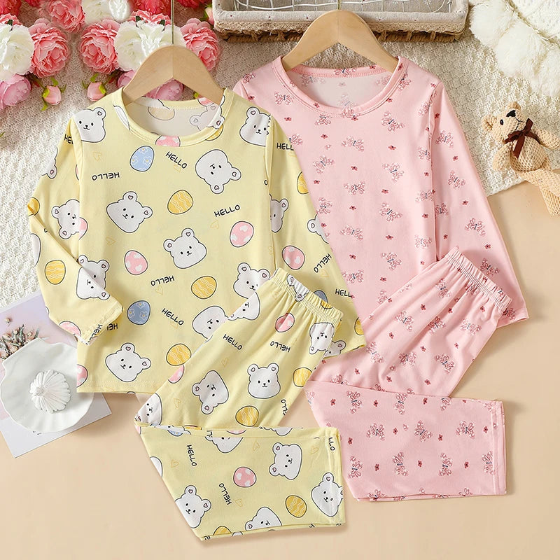 2 pezzi estivi per bambini comodi e carini pantaloncini  Set casual per la casa e l’esterno