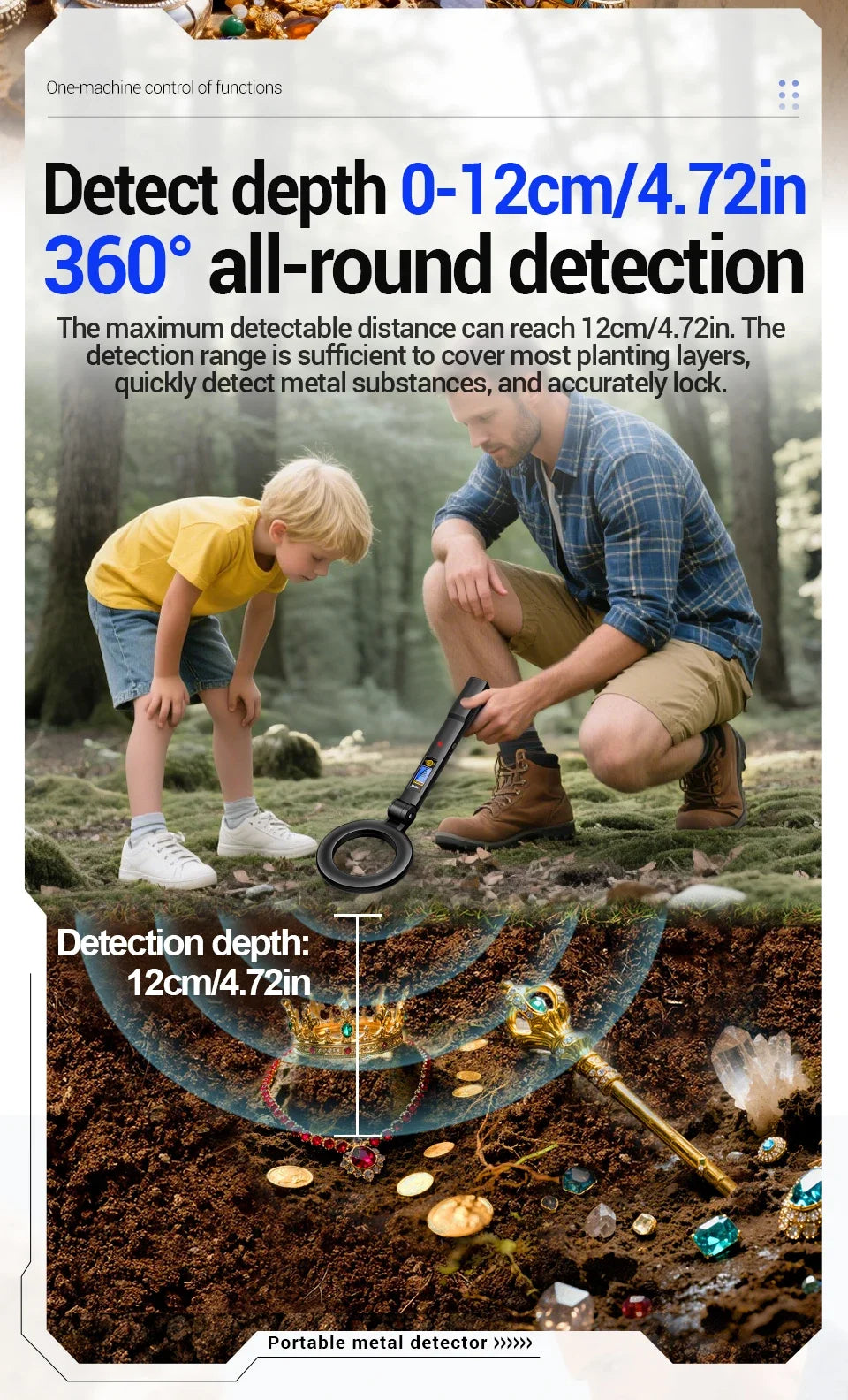 Metal detector portatile DM3005B