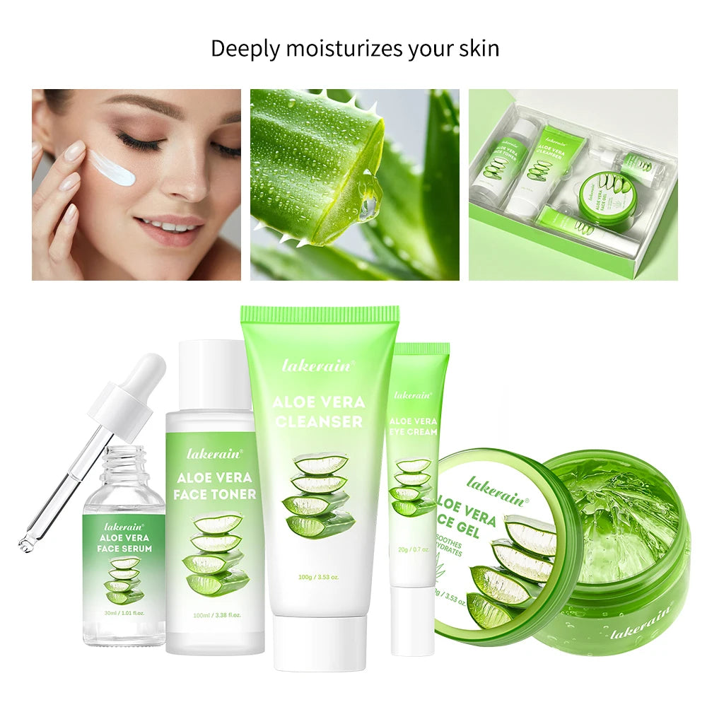 Set per la cura della pelle Idratante profondo Nutrimento profondo Sbiancamento Illuminante Idratante Pelle liscia