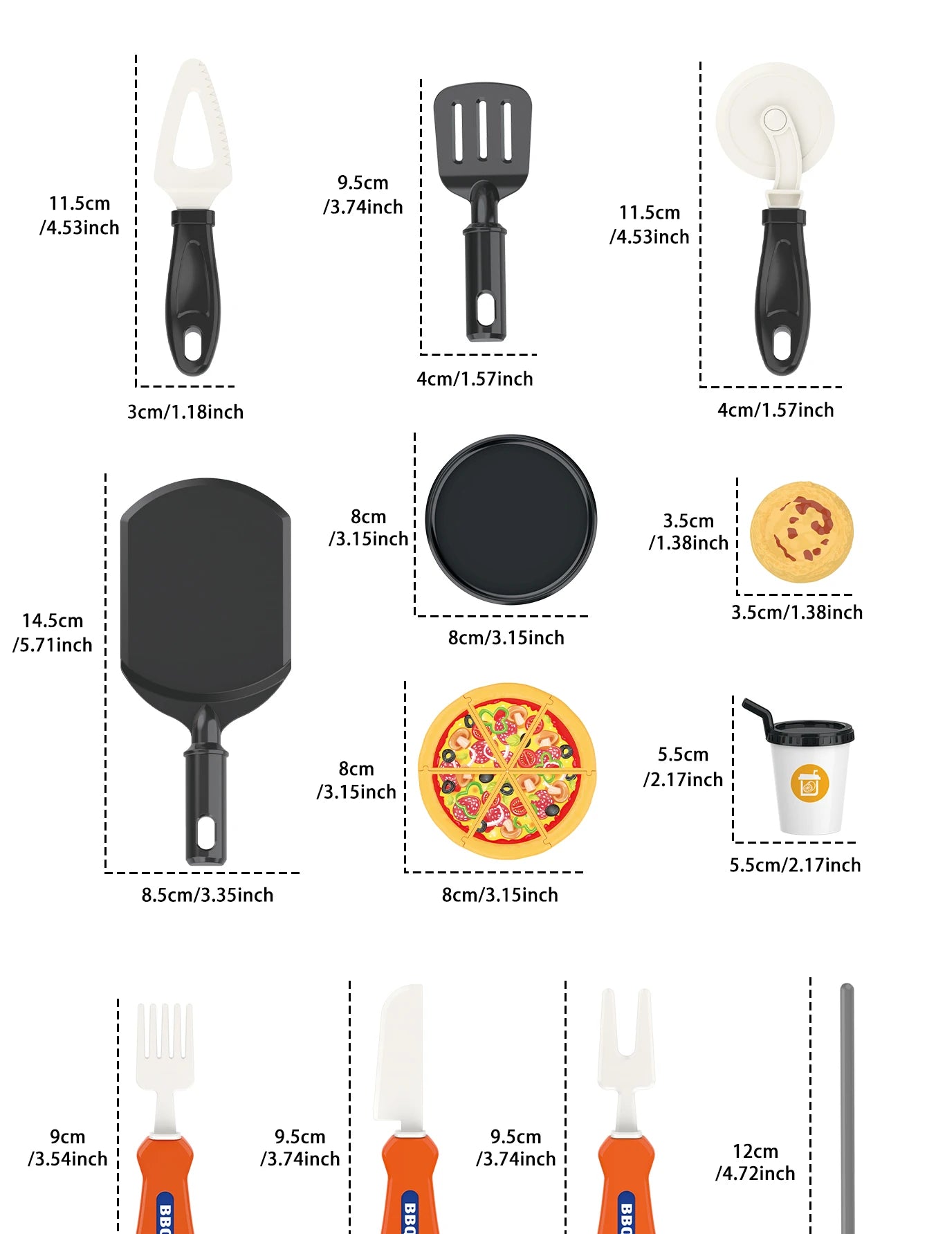 Giocattoli per bambini: gioco di finzione, barbecue, fast food, pizza, sushi, tè pomeridiano, dessert, cibo da cucina, set di giocattoli