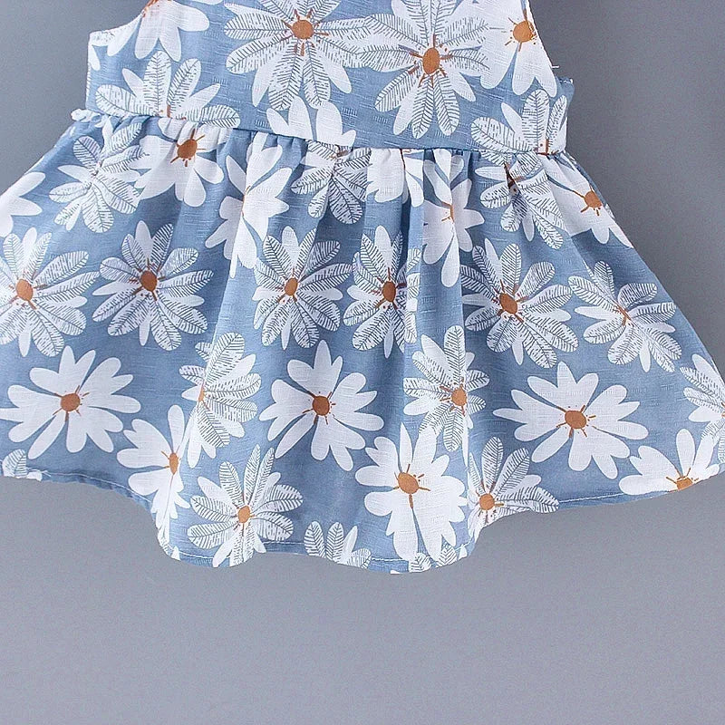 Vestito estivo Sweet Princess Dress con fiocco 0-3 anni