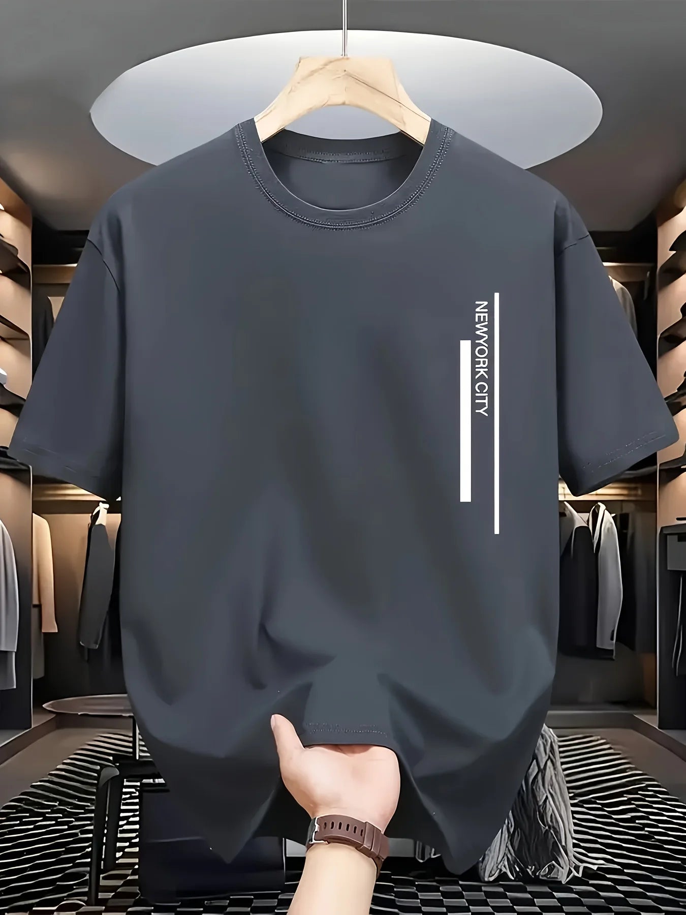 T-Shirt estiva a maniche corte da uomo è traspirante