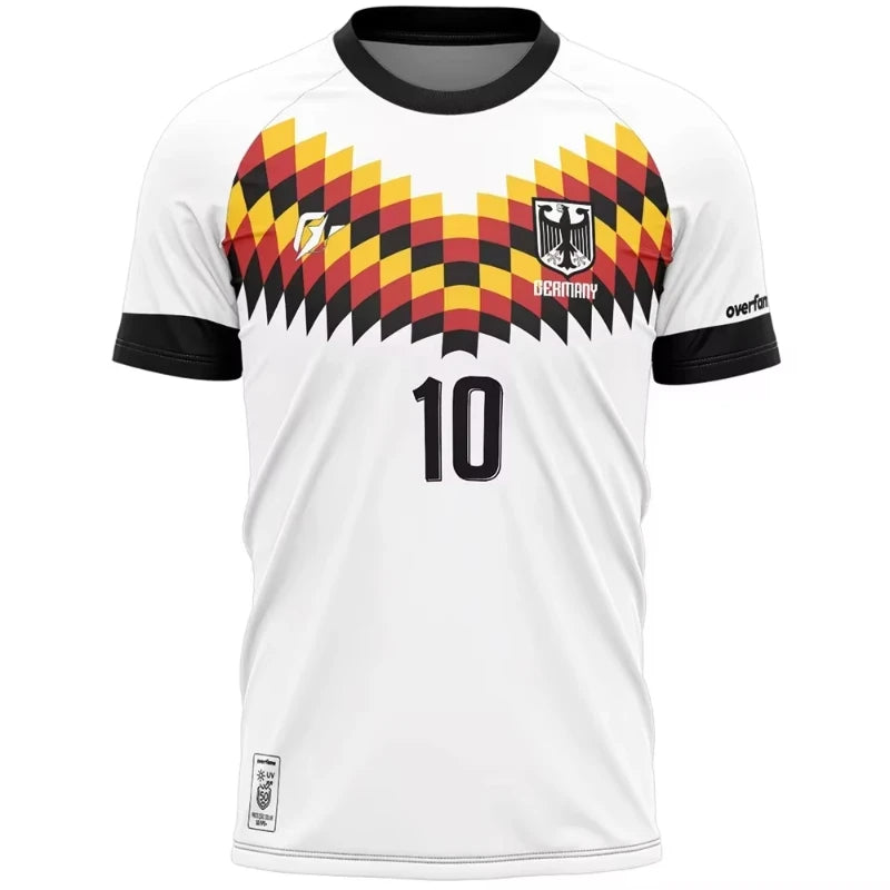 T-shirt Germania Calcio Maglia Fan Sport Manica Corta Bambini Adulti