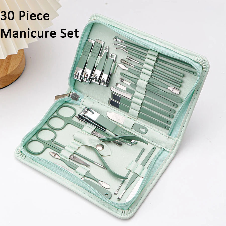 Manicure Set 30 in 1 Nail Clipper Set Nail Kit