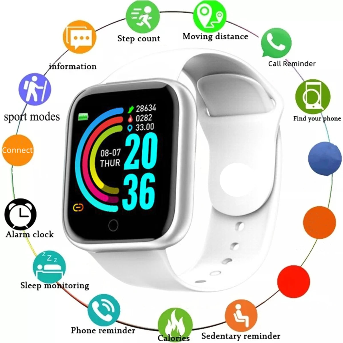 Smartwatch Unisex  per Android IOS