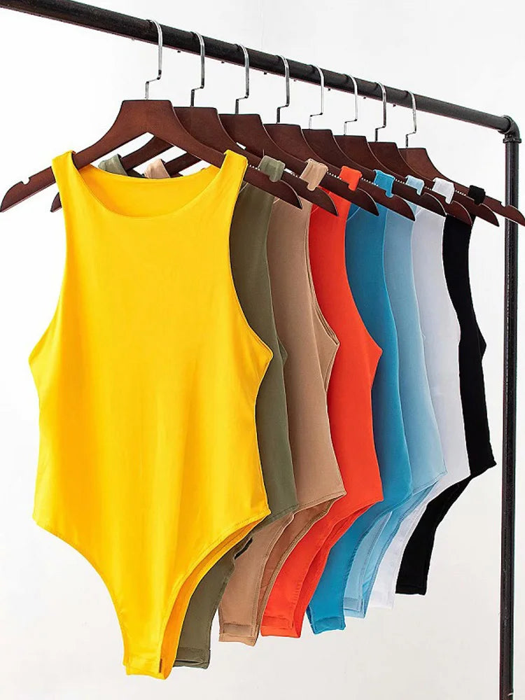 Body donna 4 colori sottile casual chic