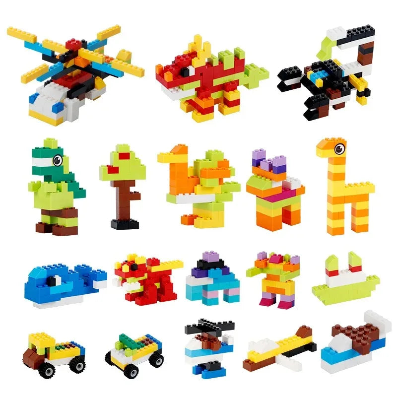 1000 blocchi di costruzione creativi fai da te Big Set 500-1000