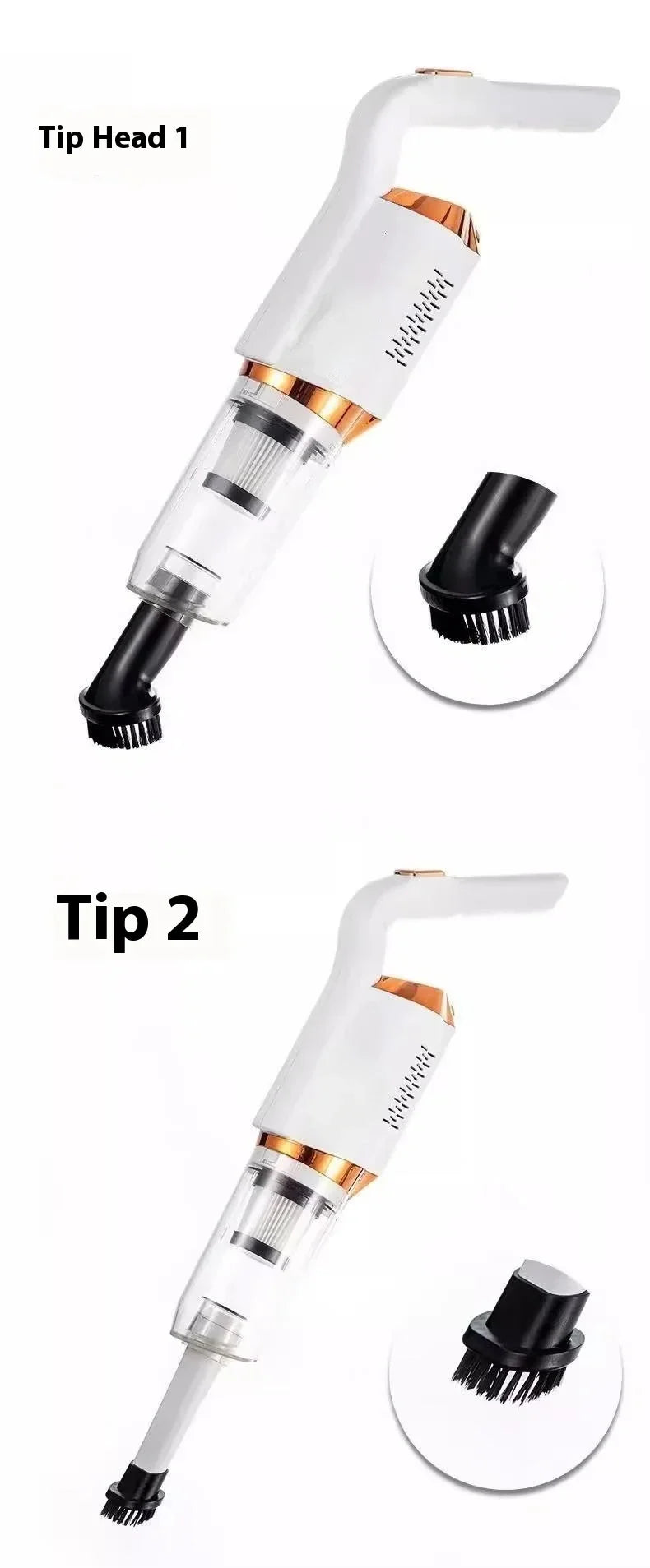 Aspirapolvere senza fili 8500Pa Aspirapolvere ad alta potenza da 120 W Potente dispositivo di pulizia ad aspirazione per casa