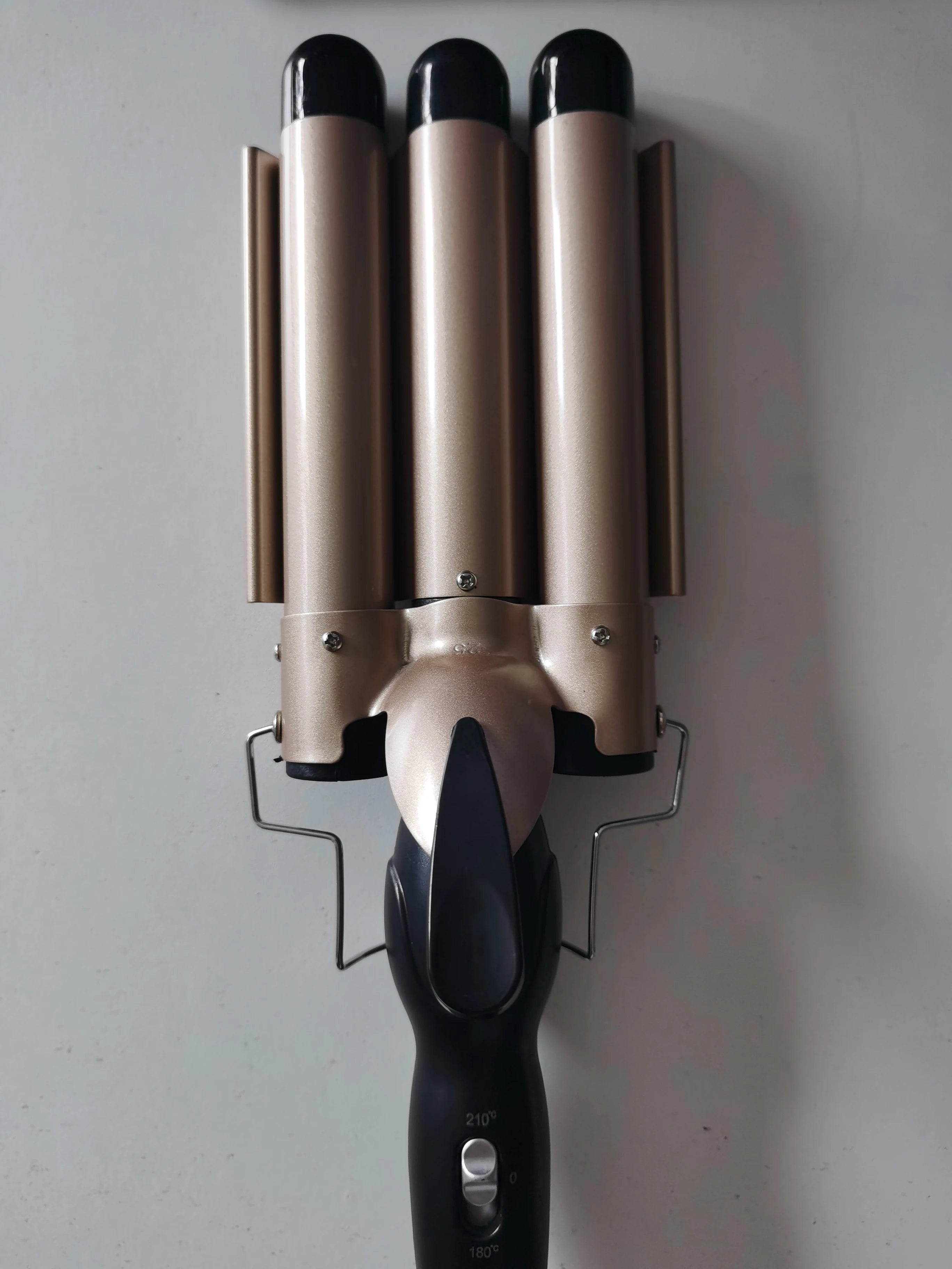 IRUIBEAUTY Ferro arricciacapelli professionale in ceramica a tripla canna