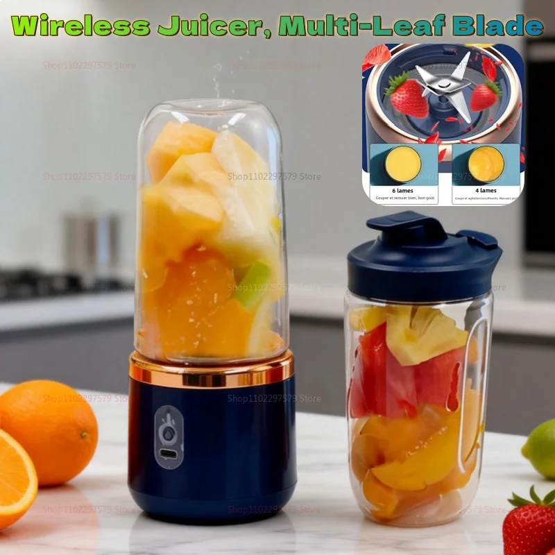 Frullatore portatile a doppia tazza Spremiagrumi USB