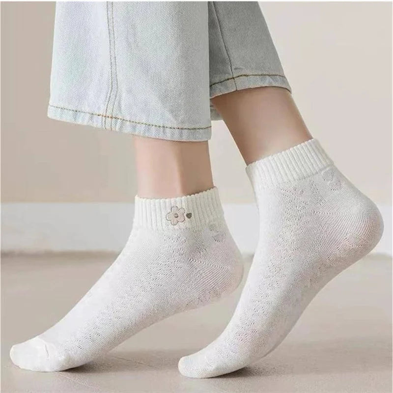 5 paia di calzini da donna primavera estate