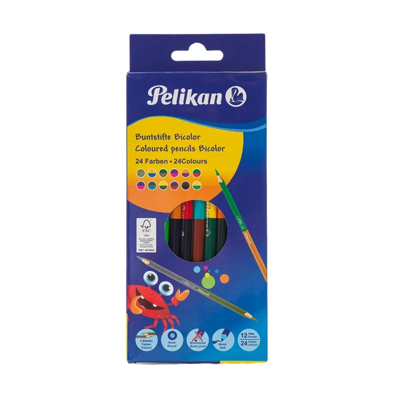 Matite a doppia testa a 24 colori per Disegno professionale