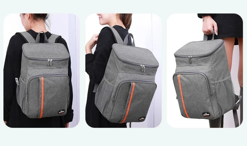 18L Borsa per il pranzo termica portatile per alimenti Resistente impermeabile Cooler Custodia isolata per il  ghiaccio