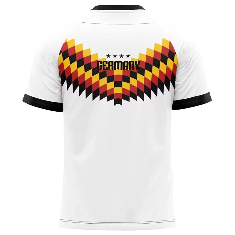 T-shirt Germania Calcio Maglia Fan Sport Manica Corta Bambini Adulti