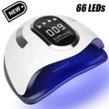 X10MAX Lampada professionale per l’asciugatura delle unghie per manicure 66 Leds