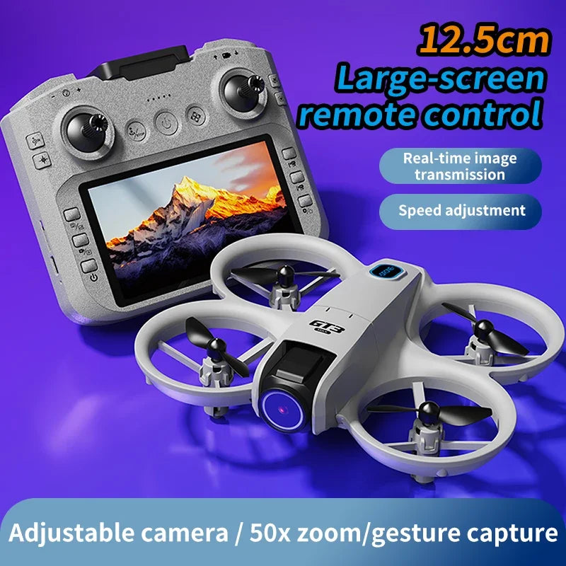 New GT3 MAX Drone 8K HD 4.3” Telecomando Modalita 360° Flip Quadcopter 2 modelli