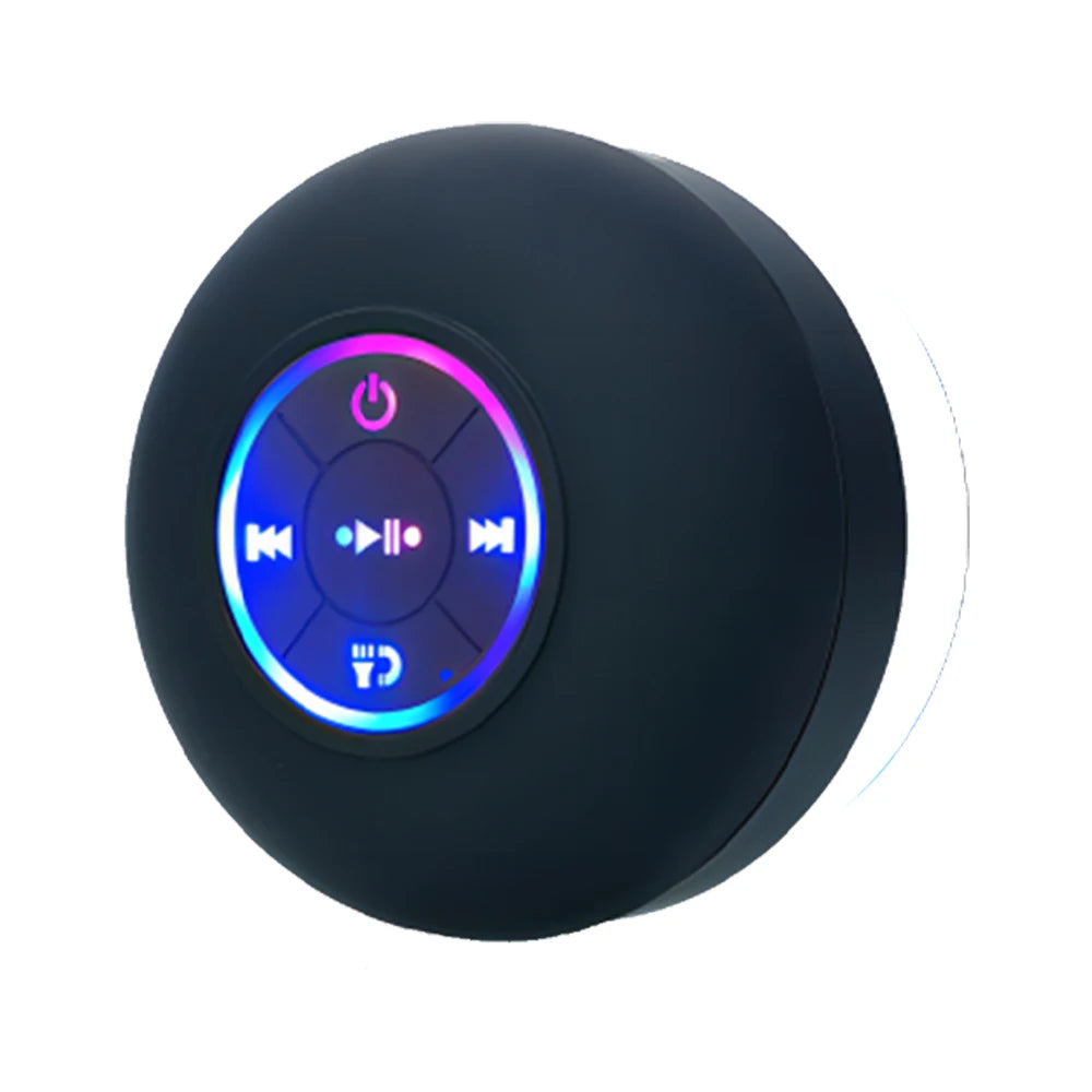 Altoparlante Bluetooth wireless portatile Luce a LED IPX4 Altoparlante impermeabile Bagno