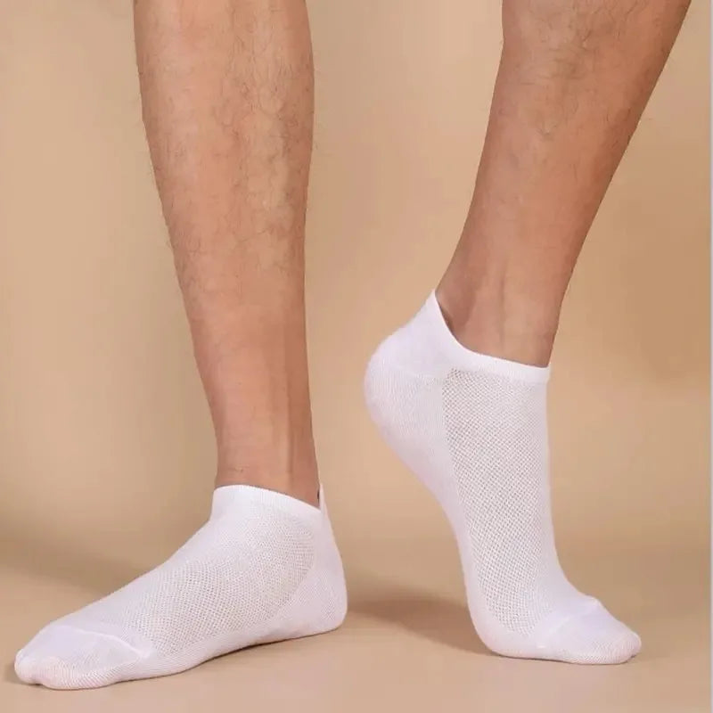 15/30 Paia Unisex Casual Tinta Unita Calzini Sottili Traspiranti Comodi Anti Odore