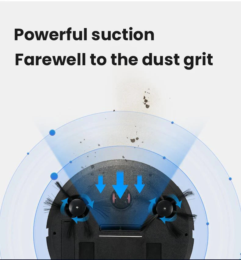 Aspirapolvere robot intelligente senza fili 5 in 1 Multifunzionale Super silenzioso Aspirazione Mop Humidifying per uso domestico Elettrodomestici