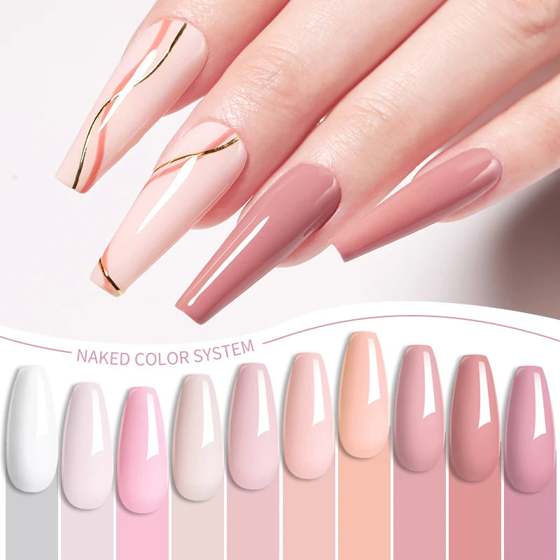 LILYCUTE 6 pezzi/set 7ML Gel Smalto per unghie semitrasparente 30 varianti di colore
