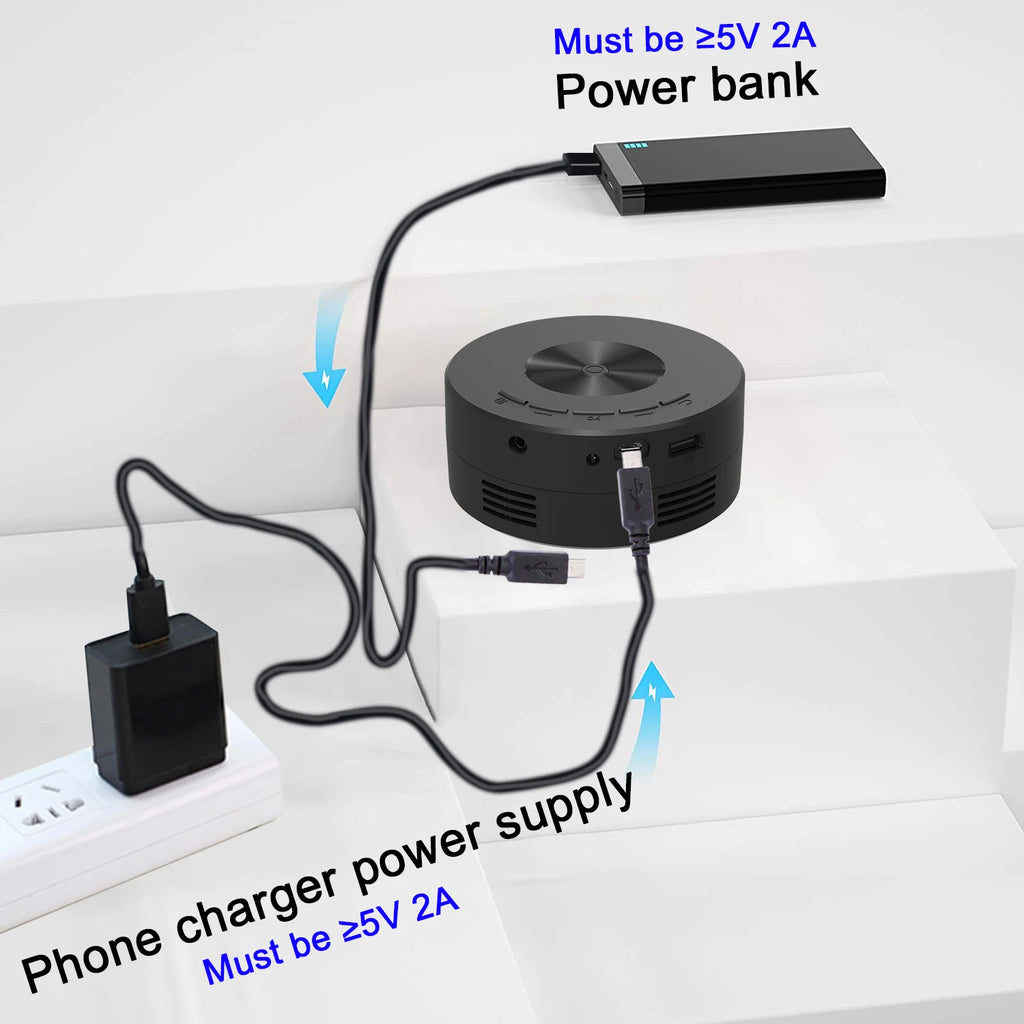 Mini proiettore YT200 per ufficio commerciale, home cinema, portatile, intelligente per esterni