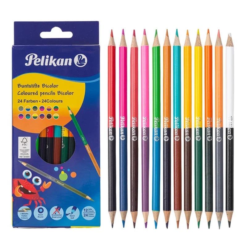Matite a doppia testa a 24 colori per Disegno professionale