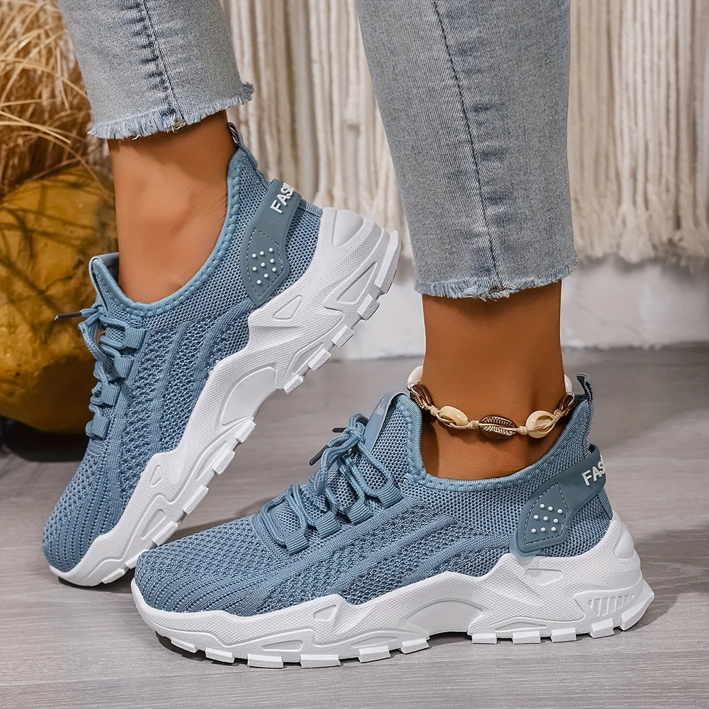 Sneakers in maglia traspirante Moda Comode Scarpe con suola morbida antiscivolo