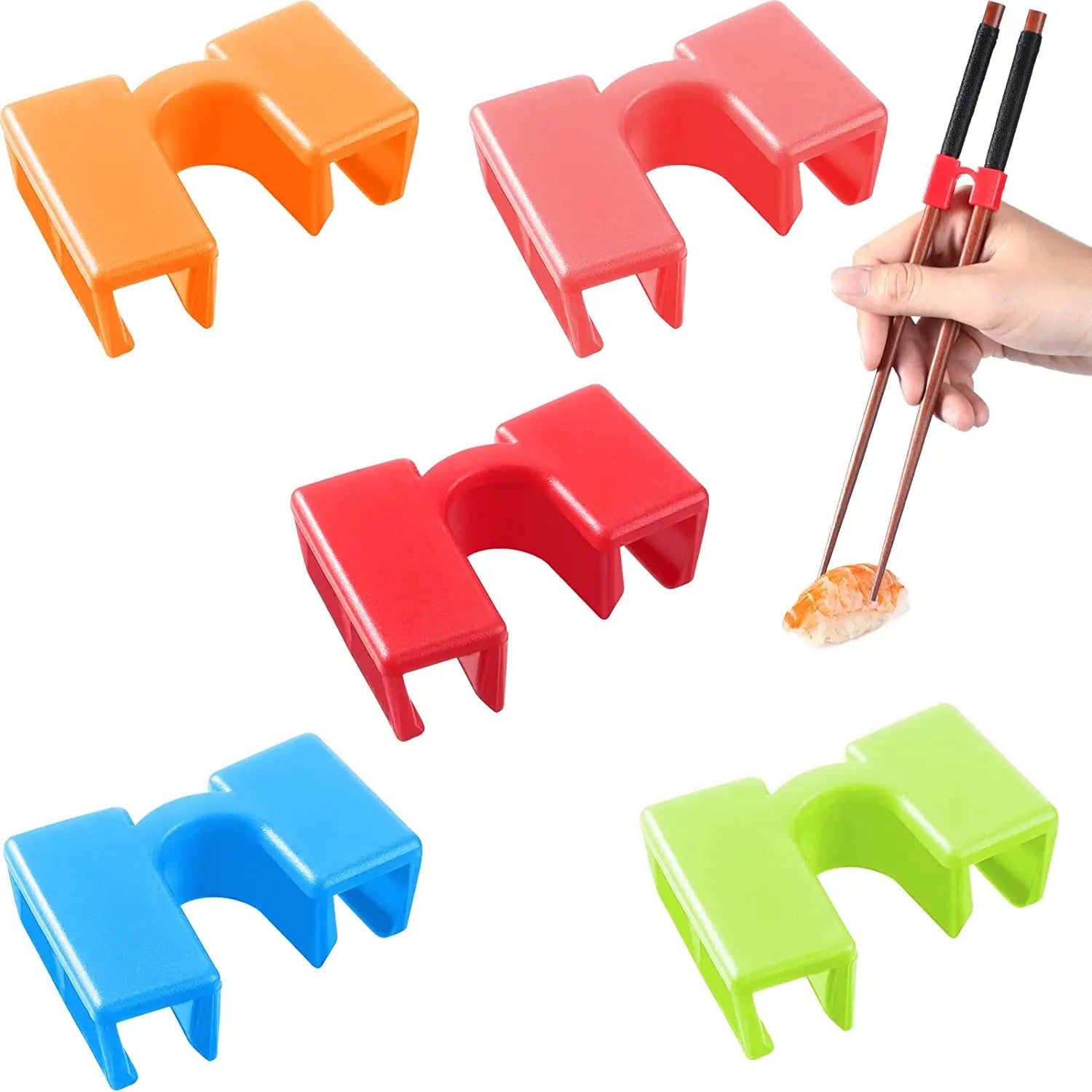 5PCS per bacchette in plastica non scivoloso resistente al calore