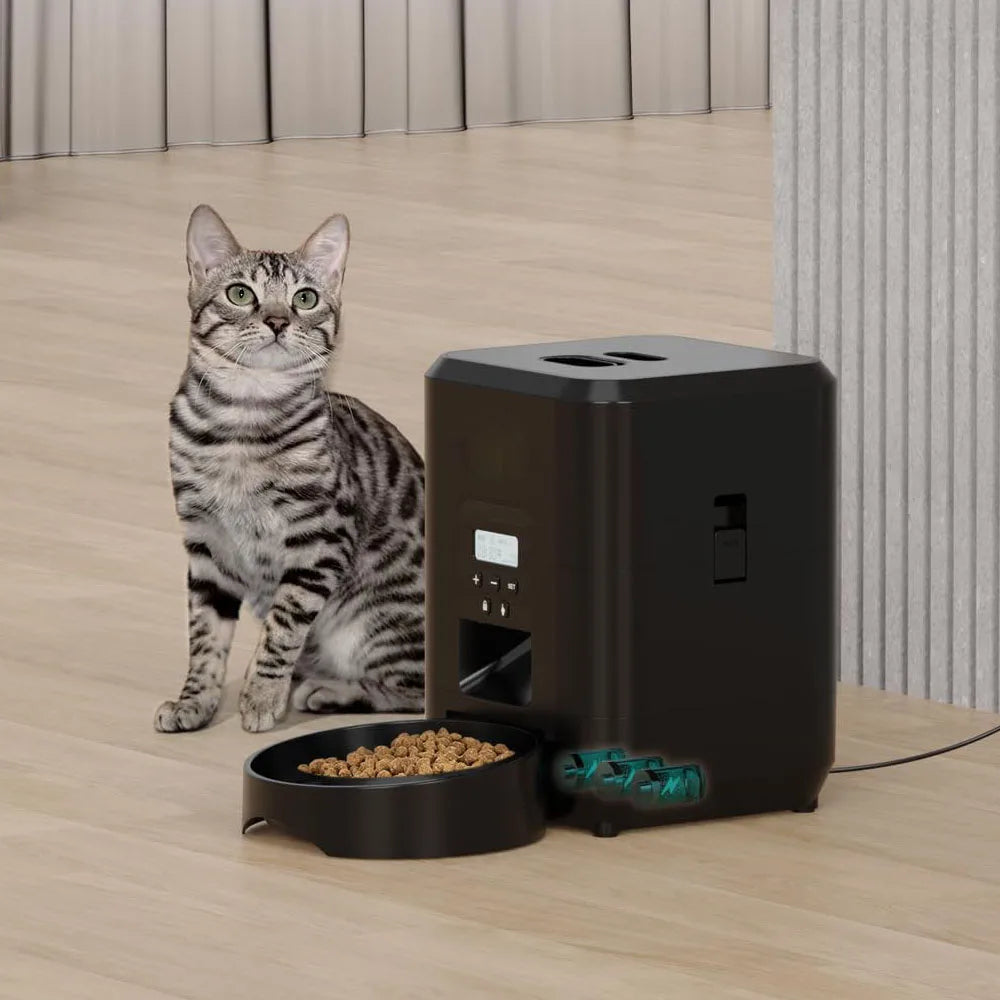 Nuova mangiatoia per animali domestici da 2 litri, distributore intelligente di cibo per cani e gatti, alimentazione regolare e quantitativa degli animali domestici