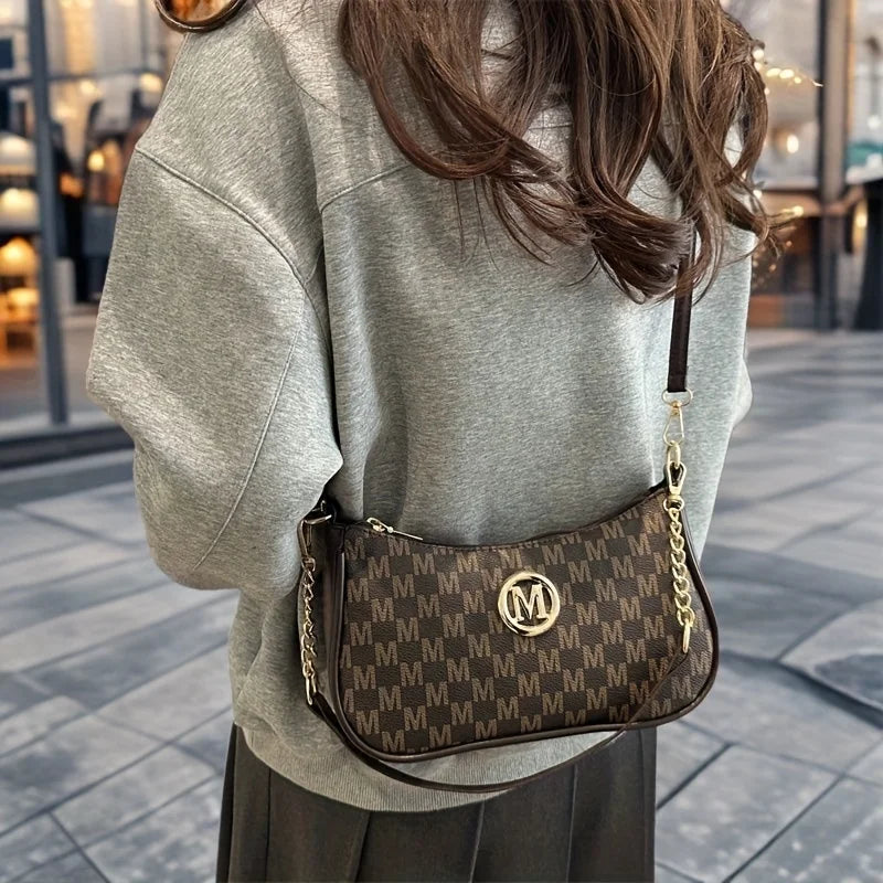 Borsa a tracolla in stile vintage con cinturino regolabile