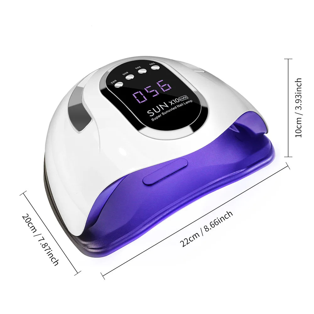 X10MAX Lampada professionale per l’asciugatura delle unghie per manicure 66 Leds