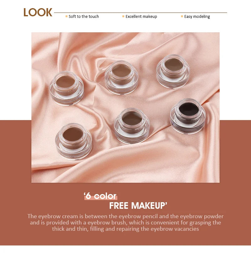 IMAGIC Professional Eyebrow Gel 6 Colori