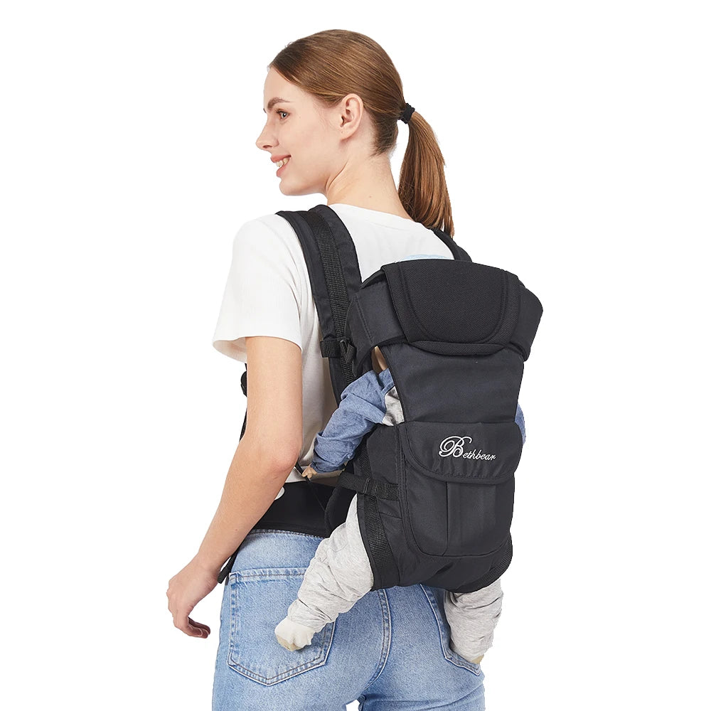 Marsupio per bambini, marsupio ergonomico 4 in 1 regolabile