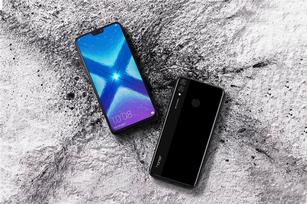 HONOR 8X Smartphone firmware CPU Haisi Qilin 710 6,5 pollici fotocamera posteriore 20MP riconoscimento delle impronte digitali