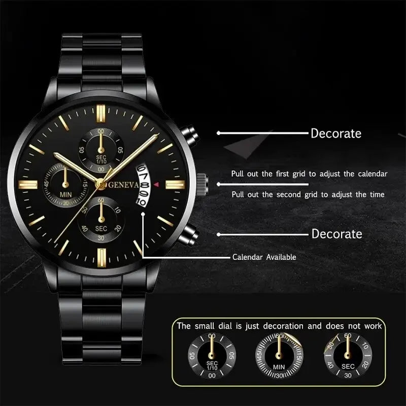 Orologio in acciaio inossidabile al quarzo