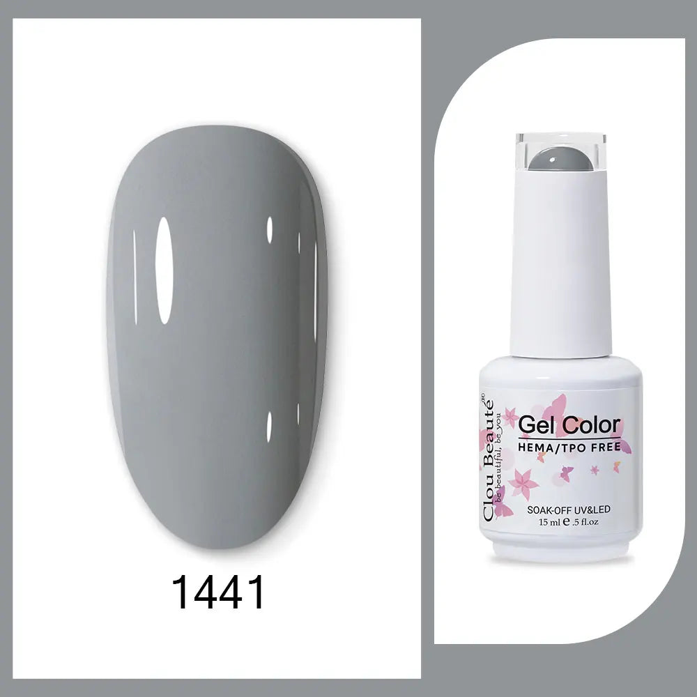 CLOU BEAUTÈ  15/10ml Semipermanente Gel Smalto Unghie 400 colori disponibili