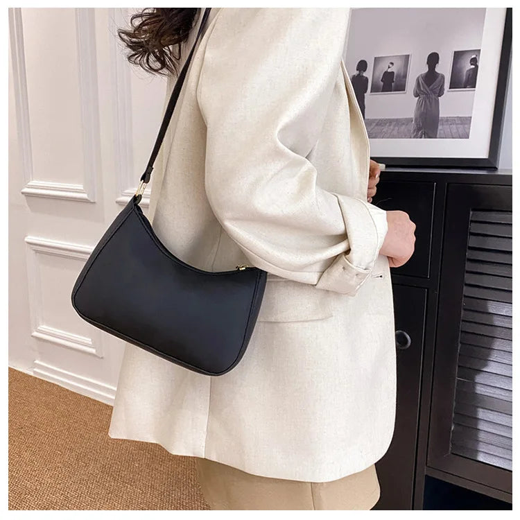 Borsa a tinta unita alla moda,  elegante e di alta qualità