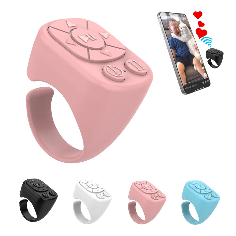 Anello Tiktok Scrolling, telecomando Bluetooth Tiktok
