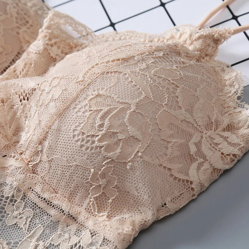 Top in Pizzo Sexy Senza maniche