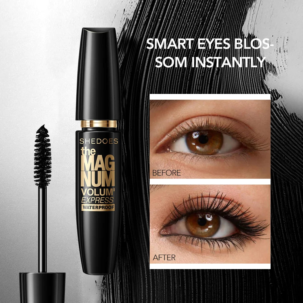 Mascara impermeabile nero 5D allunga l’estensione delle ciglia Cosmetici