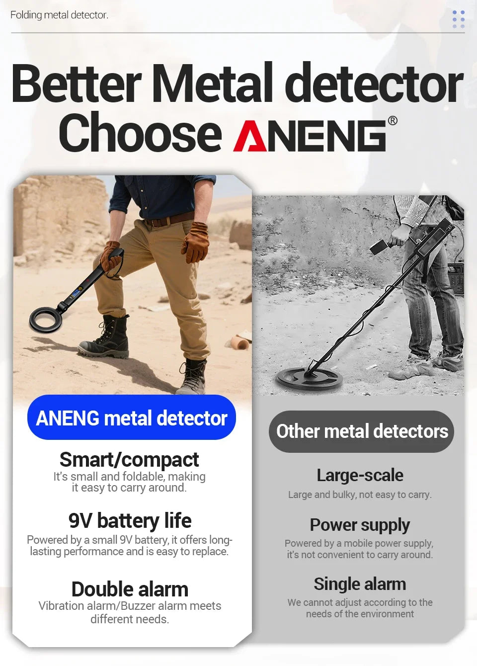 Metal detector portatile DM3005B