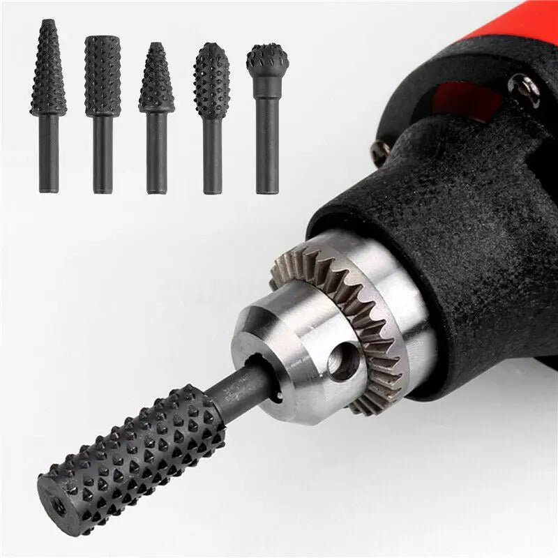 Set di punte da trapano Utensili da taglio per lavorazione del legno 1/4'' 5PCS