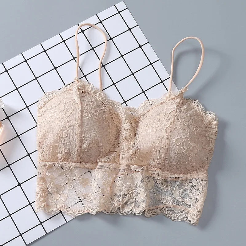 Top in Pizzo Sexy Senza maniche