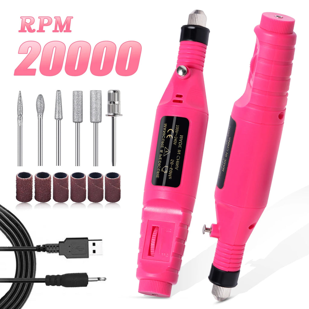 Trapano per unghie elettrico + Set fresatura