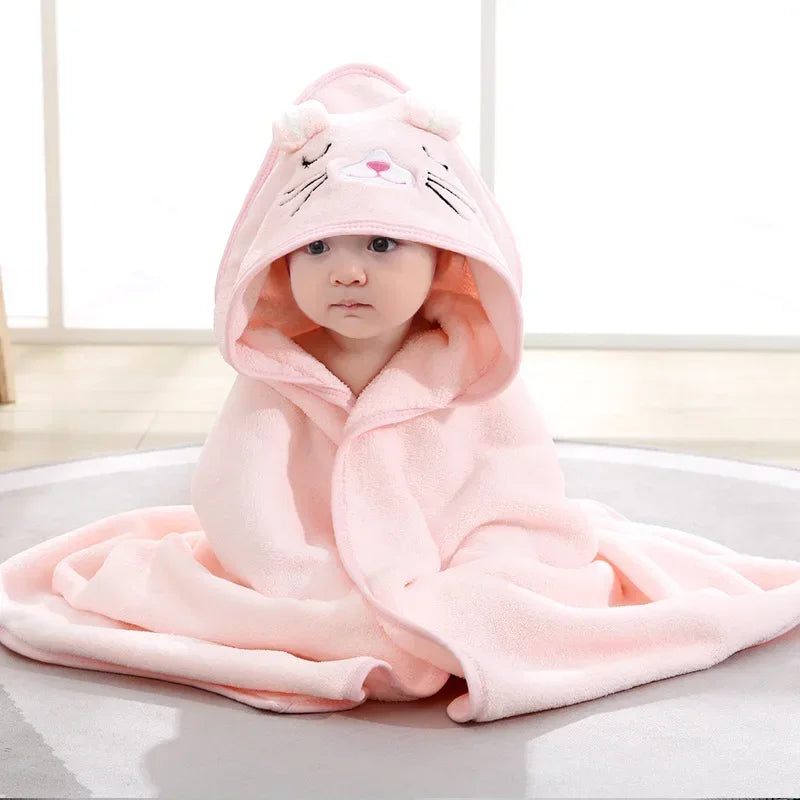Cartoon Animal Baby Asciugamani da bagno con cappuccio per bambini
