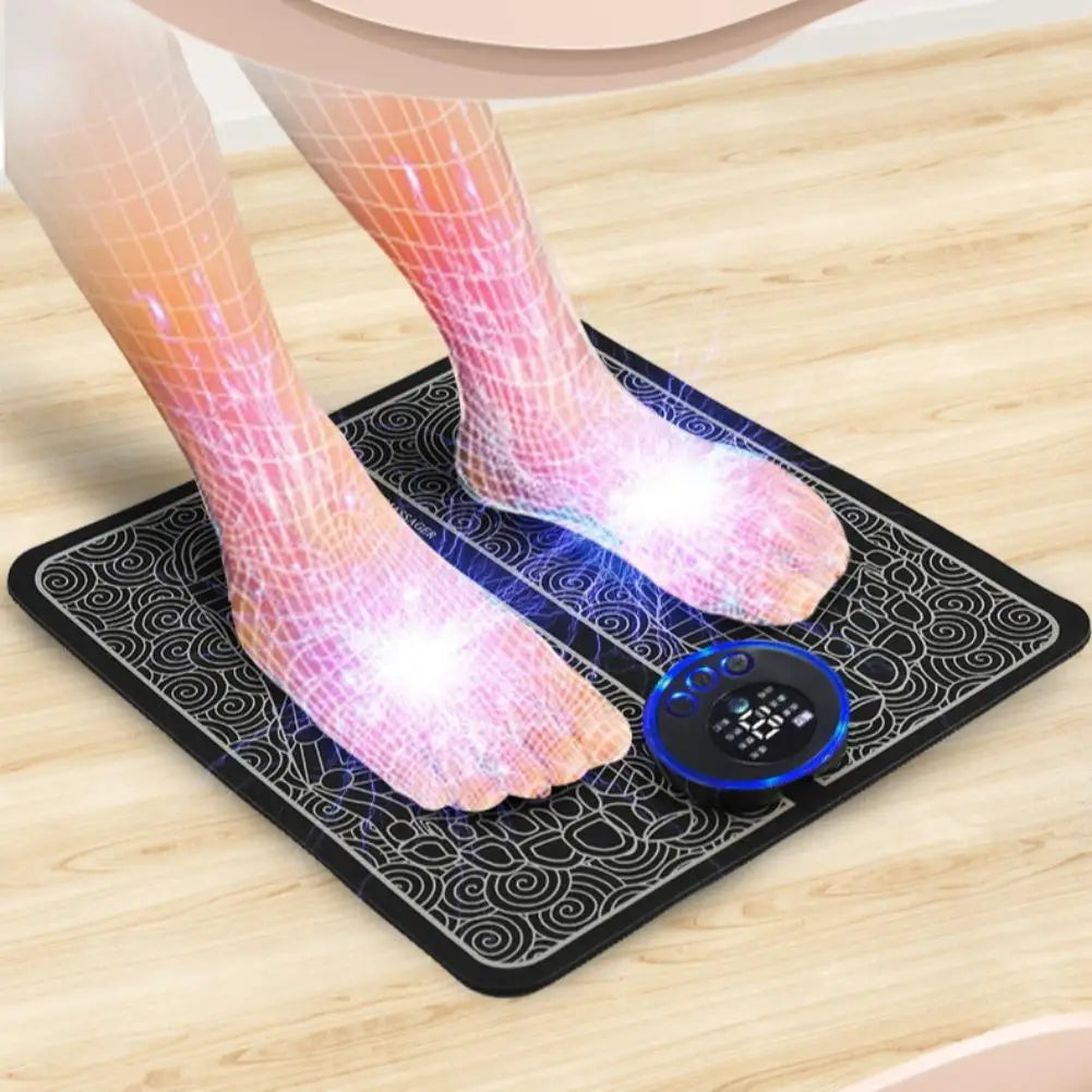 EMS Pulse Tappetino per massaggio del piede Telecomando intelligente Alleviare la fatica  Uso domestico