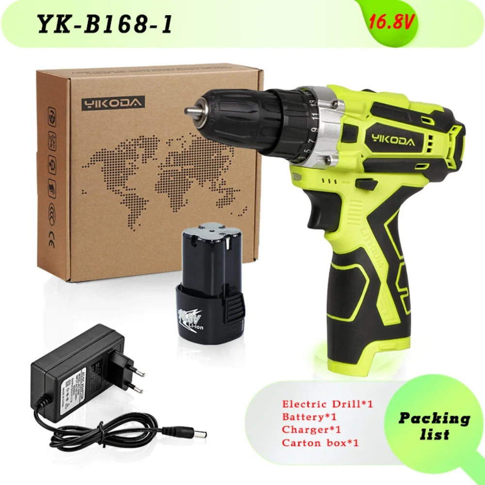YIKODA 12V-21V Trapano a batteria al litio ricaricabile Produzione Polonia e produzione Cinese
